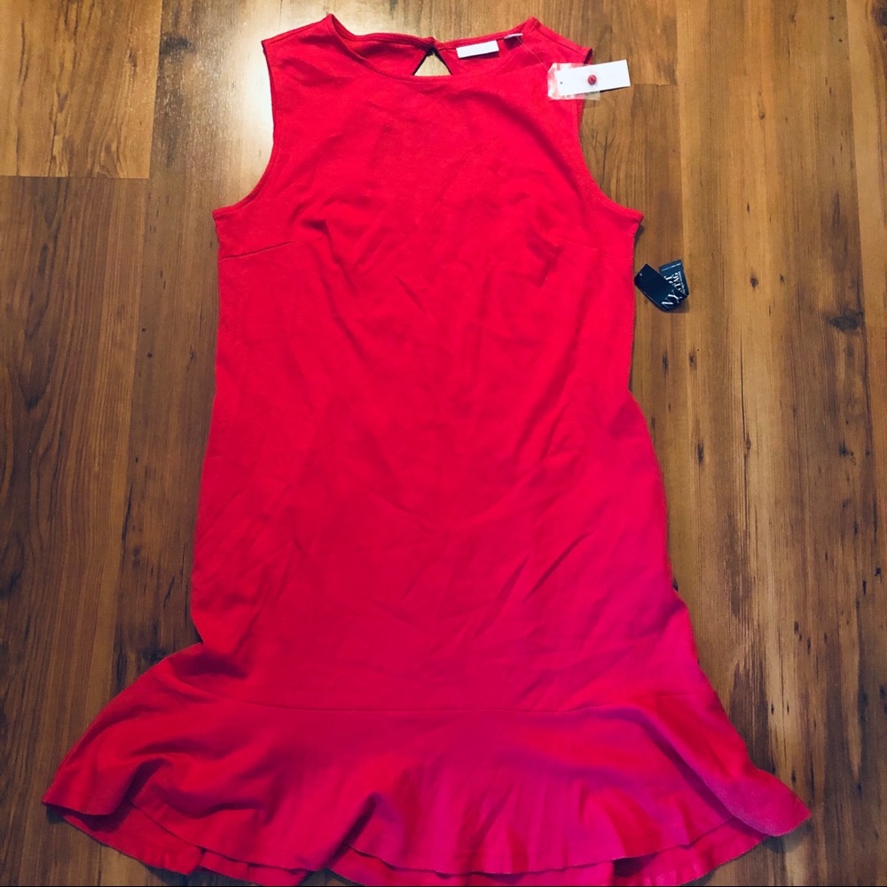 Pink Sleeveless Dress (pocket)- NEW (with Tags)